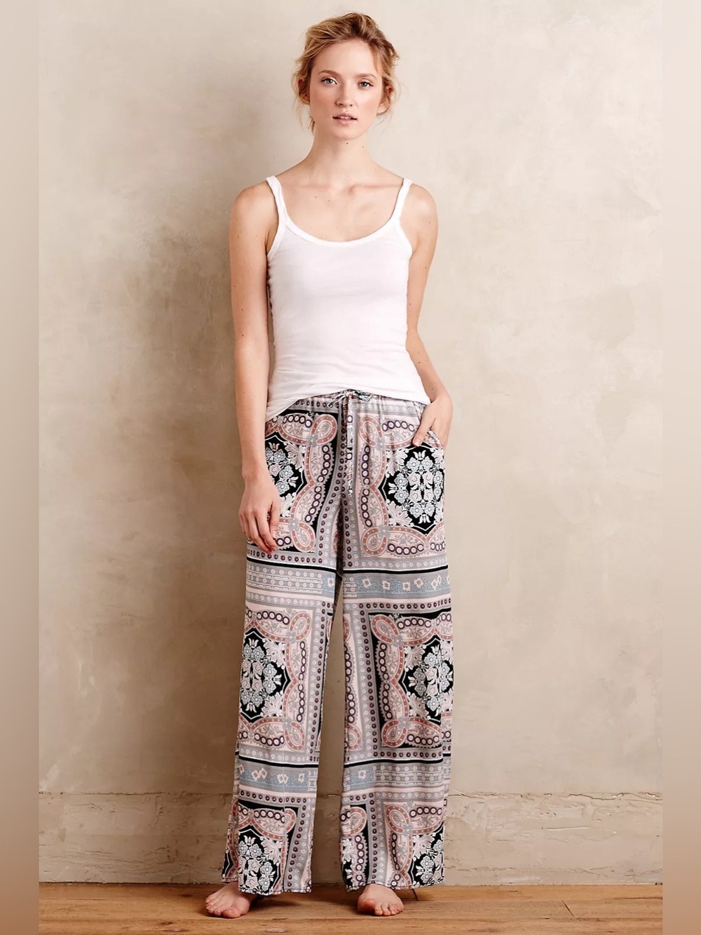 Anthropologie Lilka Madala Paisley Sleep Pants. Size Small